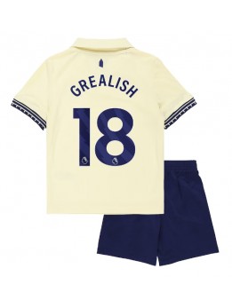 Everton Jack Grealish #18 Replika Borta Kläder Barn 2025-26 Kortärmad (+ byxor)